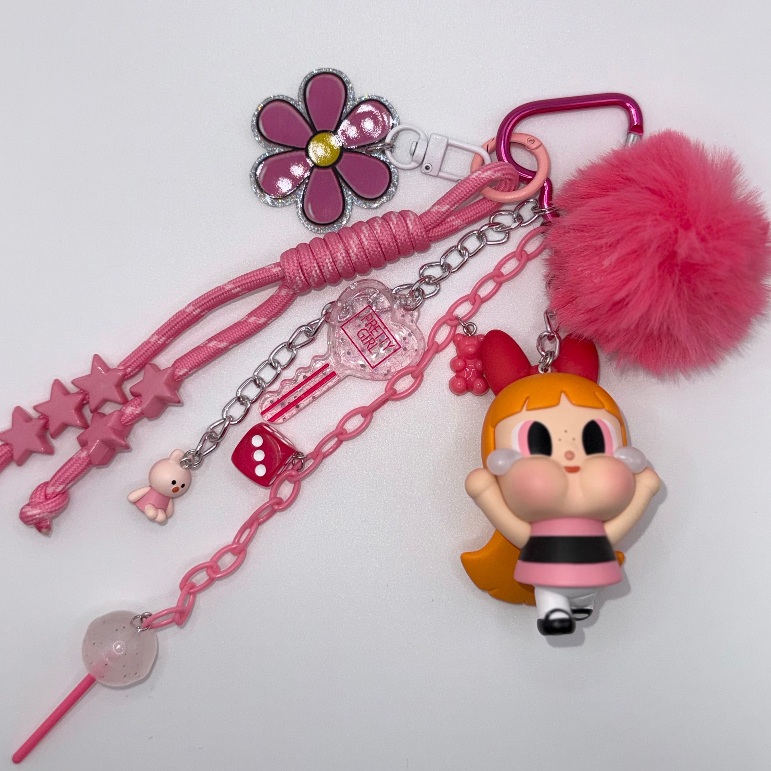 Authentic Cry Baby x Powerpuff Girls Blossom | Hand Made Bag Charms